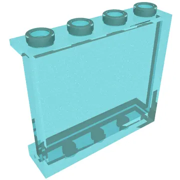 Panel 1 x 4 x 3 [Side Supports / Hollow Studs]