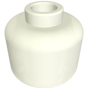 Minifig Head [Plain] [Vented Stud - 2 Holes]