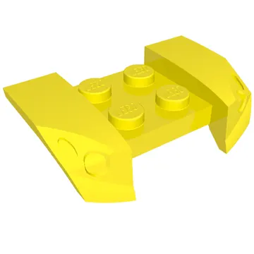 Mudguard 2 x 4 with Molded Headlights
