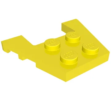 Wedge Plate 3 x 4 with Stud Notches [Reinforced Underside]
