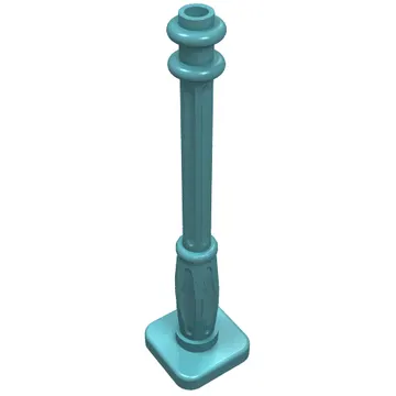 Lamp Post 2 x 2 x 7 with 6 Base Flutes