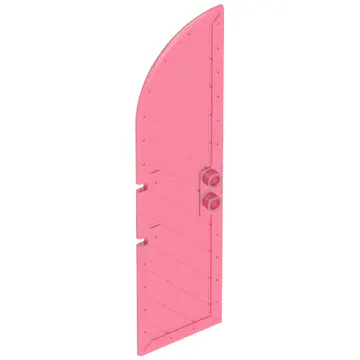 Door 1 x 4 x 11 1/3 Arched Top