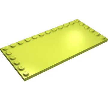 Plate Special 6 x 12 with Studs on 3 Edges