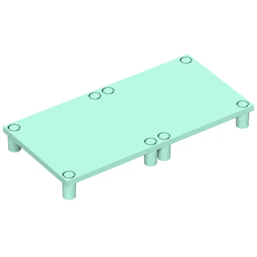Scala, Table / Crib Base 7 x 14 x 1 1/3