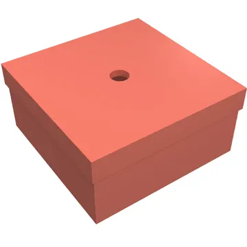 Box 3.5 x 3.5 x 1.3 with Hinged Lid