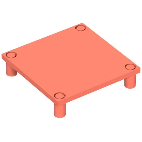 Scala, Table 7 x 7 x 1 1/3