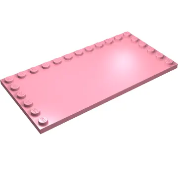 Plate Special 6 x 12 with Studs on 3 Edges