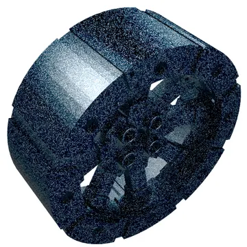 Wheel Wagon Viking with 12 Holes [7 Studs Diameter]