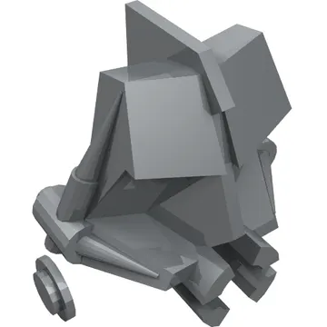 Large Figure Head Connector Block 3 x 4 x 1 2/3