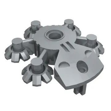 Large Figure Shield 5 x 5 with Gear Tips