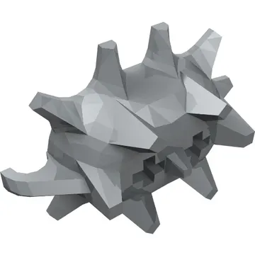 Weapon Spiked Ball Half with 2 Axle Holes