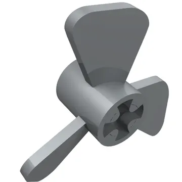 Propeller 3 Blade 3 Diameter with Axle Cross