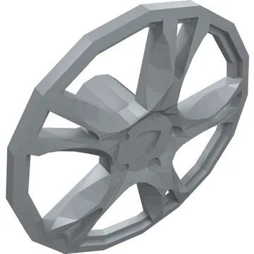 Wheel Cover 5 Spoke Thick [Fits 56145]