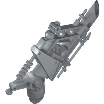 Large Figure Weapon Gun, Heavy Metal Shooter Arm