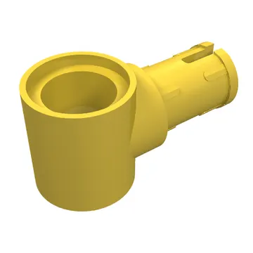 Technic Pin Connector Hub with 1 Pin with Friction Ridges Lengthwise