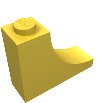 Brick Curved 1 x 3 x 2 Inverted [Inside Bow]
