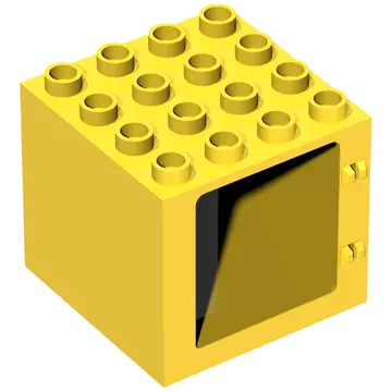 Duplo Door / Window Frame 4 x 4 x 3 with Thin Top