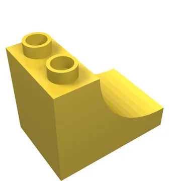 Duplo Brick 2 x 3 x 2 with Curve