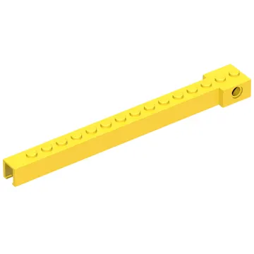 Crane Arm Outside, Narrow, 15 Studs