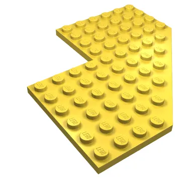Wedge Plate 10 x 10 with 4x4 Cutout and Cut Corner
