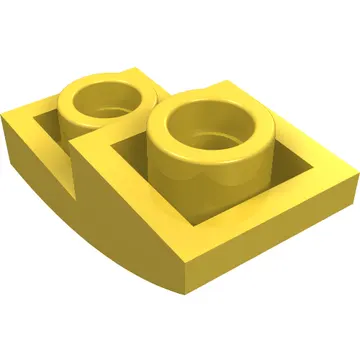 Brick Curved Inverted 2 x 1