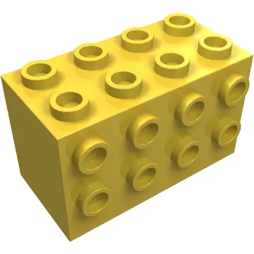 Brick Special 2 x 4 x 2 with Studs on Sides
