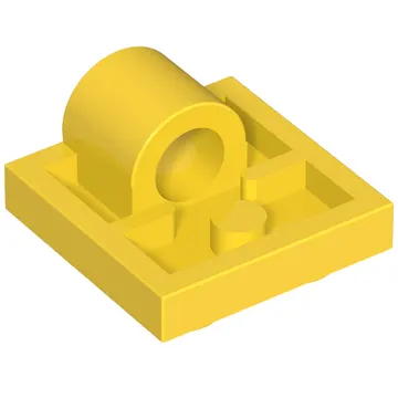 Plate Special 2 x 2 with 1 Pin Hole [Split Underside Ribs]