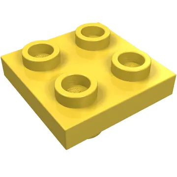 Plate Special 2 x 2 with Pin on Bottom