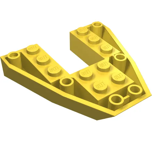 Brick Wedged, Sloped Inverted 6 x 6 x 1 Boat Bow