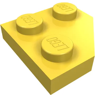 Wedge Plate 2 x 2 Cut Corner