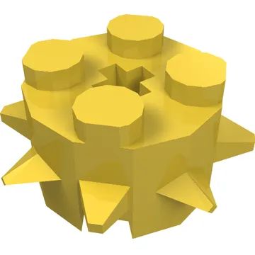 Brick Round 2 x 2 Special with Spikes
