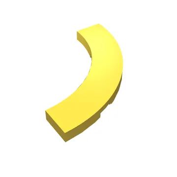 Tile 4 x 4 Curved, Macaroni