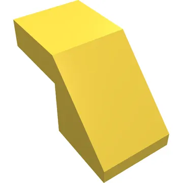 Brick Sloped 45° 2 x 1 with 2/3 Inverted Cutout and no stud