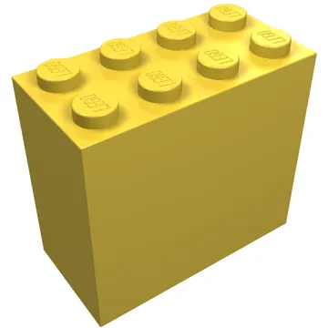 Brick 2 x 4 x 3 with Blue 'LEGOLAND Shanghai Resort 2025 Opening Commemoration' print