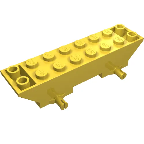 Vehicle Base 2 x 8 x 1 1/3, Inverted Slope Double