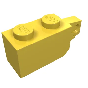 Hinge Brick 1 x 2 Locking with 1 Finger Vertical End