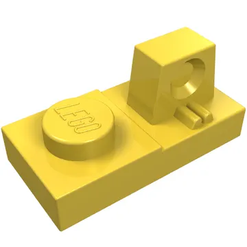 Hinge Plate 1 x 2 Locking with 1 Finger On Top