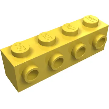 Brick Special 1 x 4 with 4 Studs on One Side