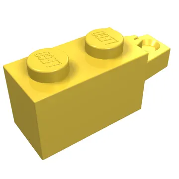Hinge Brick 1 x 2 Locking with 1 Finger Horizontal End