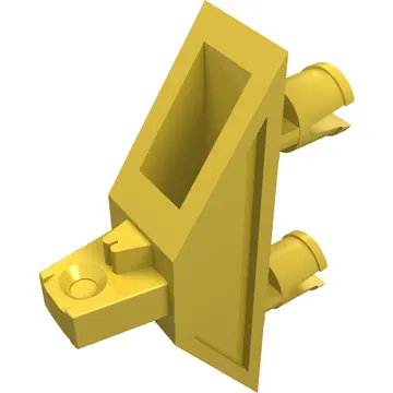 Technic Connector 3 x 1 x 4 with Two Pins and Click Hinge