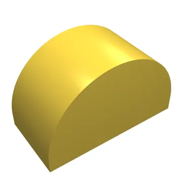 Duplo Brick 2 x 4 x 2 Curved Top