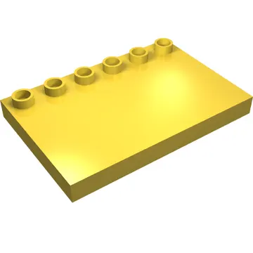 Duplo Plate Special 4 x 6 with Studs on Edge