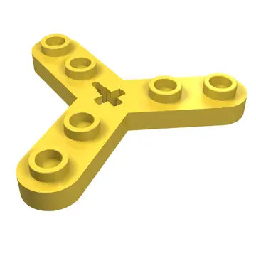 Technic Plate Rotor 3 Blade with Smooth Ends and 6 Studs (Propeller)