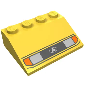Brick Sloped 33° 3 x 4 with Headlights Print