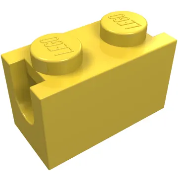 Brick Special 1 x 2 with Digger Bucket Arm Holder