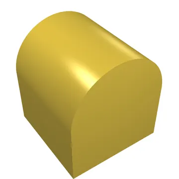 Duplo Brick 2 x 2 x 2 Curved Top