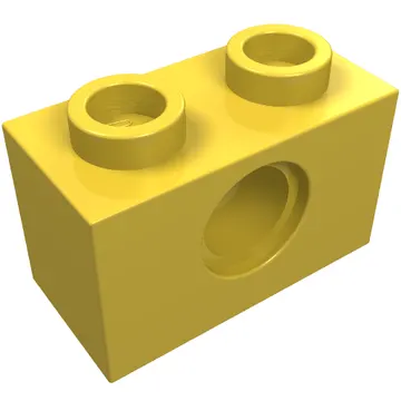 Technic Brick 1 x 2 [1 Pin Hole]