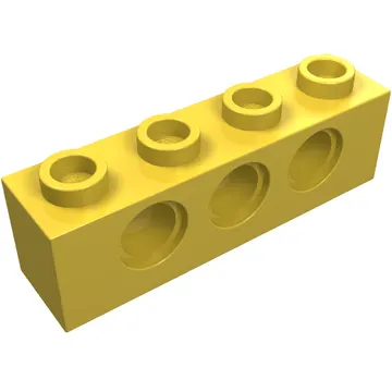 Technic Brick 1 x 4 [3 Pin Holes]