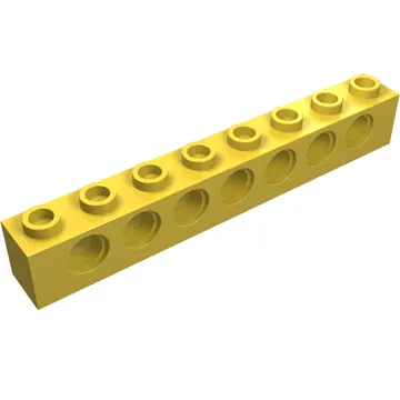 Technic Brick 1 x 8 [7 Pin Holes]
