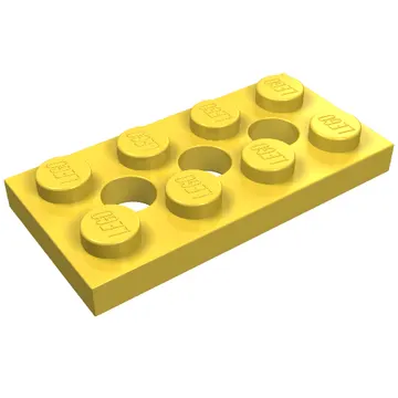 Technic Plate 2 x 4 [3 Holes]